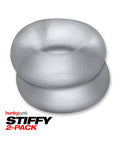 hunky-junk-stiffy-2-pack-cockrings-clear-ice image