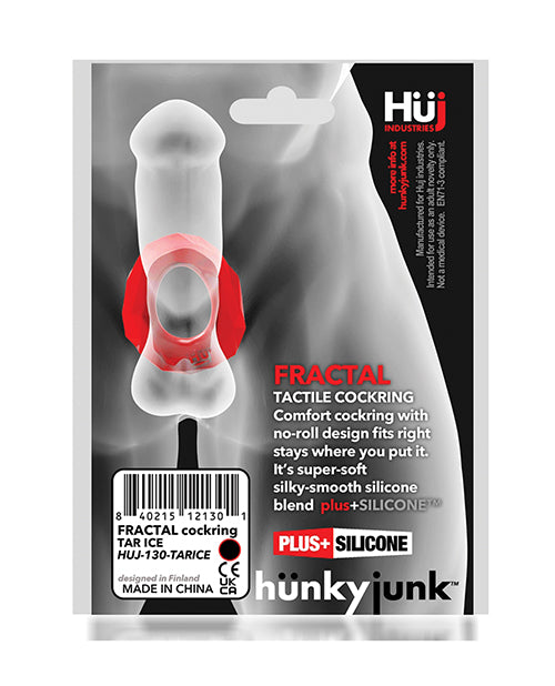 Hunky Junk Fractal Cockring - Tar Ice