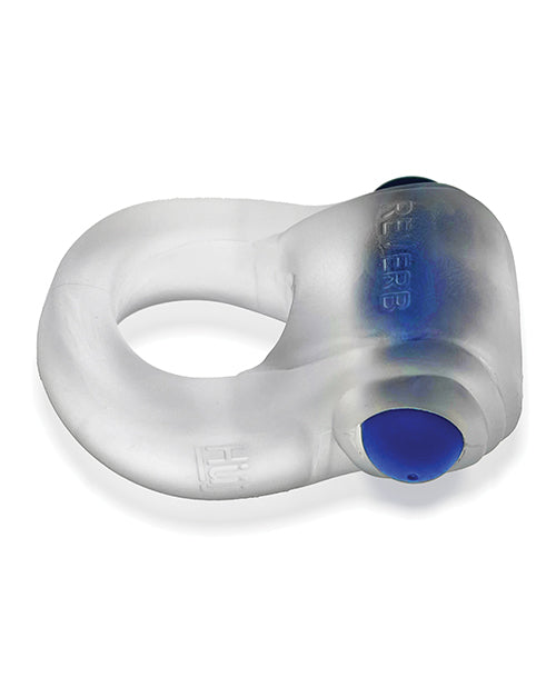 hunky-junk-revring-cock-ring-wvibe-clear-wblue-vibe image