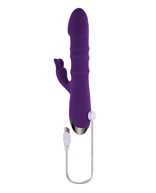 Playboy Pleasure Hop To It Rabbit Vibrator - Acai