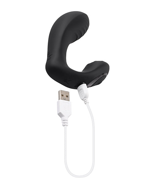 playboy-pleasure-play-time-multi-play-g-spot-p-spot-vibrator-black image