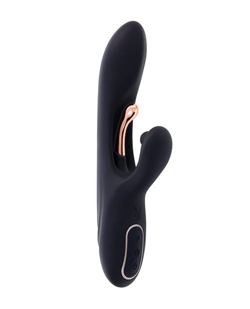Playboy Pleasure Aureus Dual G-Spot Vibrator - Black