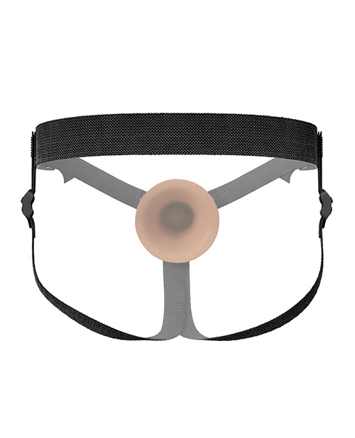 Fantasy X-Tensions Elite 9" Silicone Hallow Strap-On Dual Density - Brown