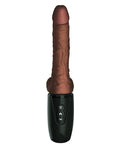 king-cock-plus-thrusting-warming-vibrating-75-triple-threat-dong-brown image