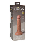 king-cock-elite-6-dual-density-silicone-cock-tan image