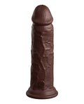 king-cock-elite-8-dual-density-silicone-cock-brown image