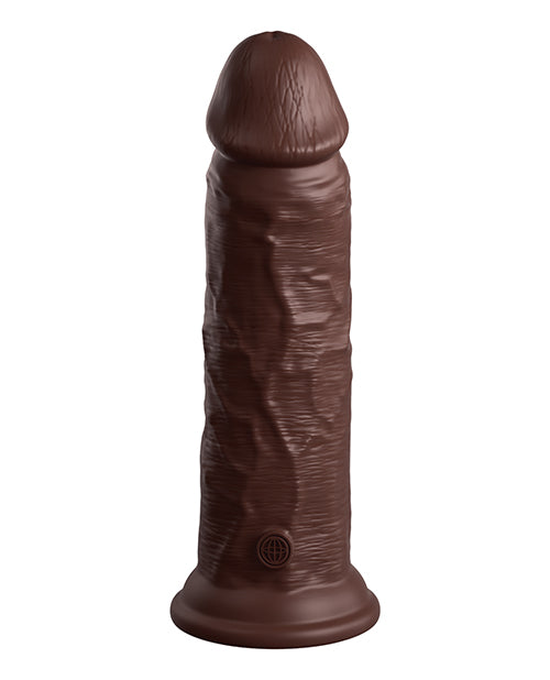 king-cock-elite-8-dual-density-silicone-cock-brown image