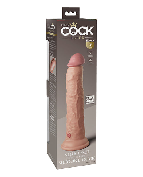 king-cock-elite-9-dual-density-silicone-cock-light image