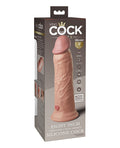 king-cock-elite-8-dual-density-vibrating-silicone-cock-light image