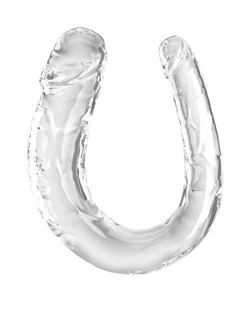king-cock-clear-medium-double-trouble-dildo-clear image