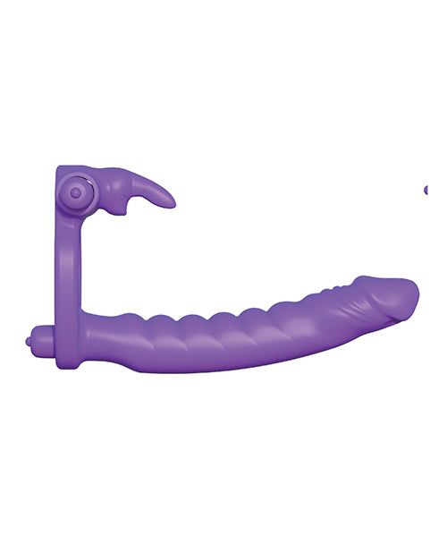 fantasy-c-ringz-silicone-double-pene-rabbit-purple image