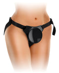 king-cock-elite-beginners-body-dock-strap-on-harness-black image