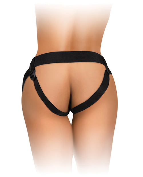king-cock-elite-beginners-body-dock-strap-on-harness-black image