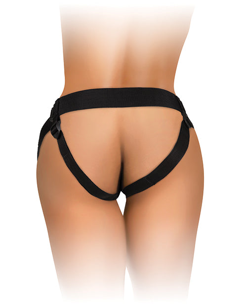 king-cock-elite-comfy-body-dock-strap-on-harness-black image
