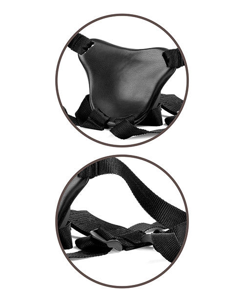 king-cock-elite-comfy-body-dock-strap-on-harness-black image