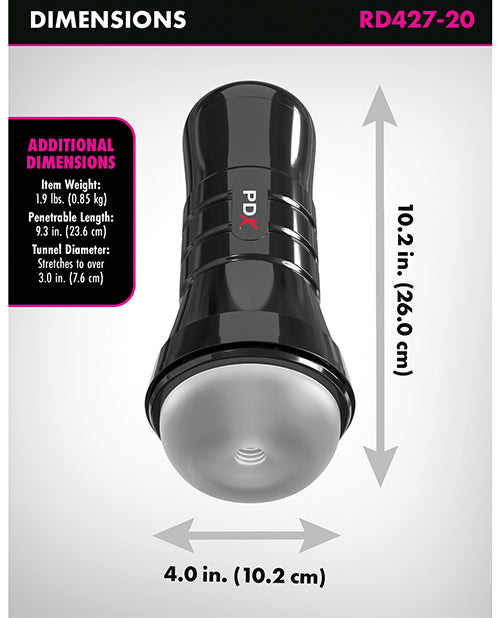 PDX Extreme Wet Stroker Super Slide & Glide XXL - Frosted