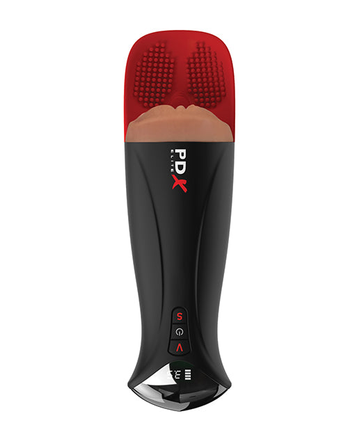 PDX Elite Fuck-O-Matic Pro XL Pussy Stroker - Brown