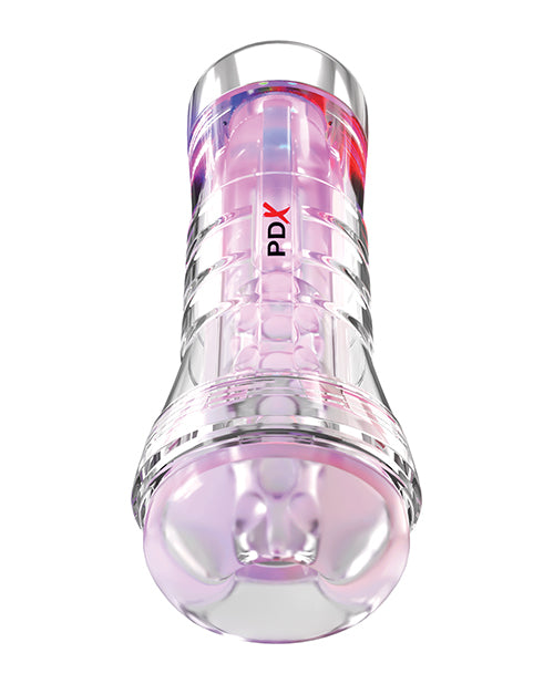 PDX Elite ViewTube XXL See-Thru EZ-Grip LED Stroker - Clear