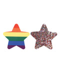 peekaboos-pride-rainbow-glitter-stars-pack-of-2 image