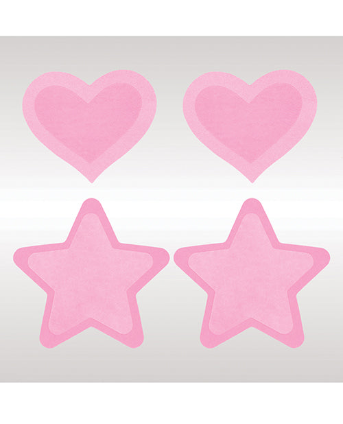peekaboos-glow-in-the-dark-hearts-stars-hot-pink-2-pairs image