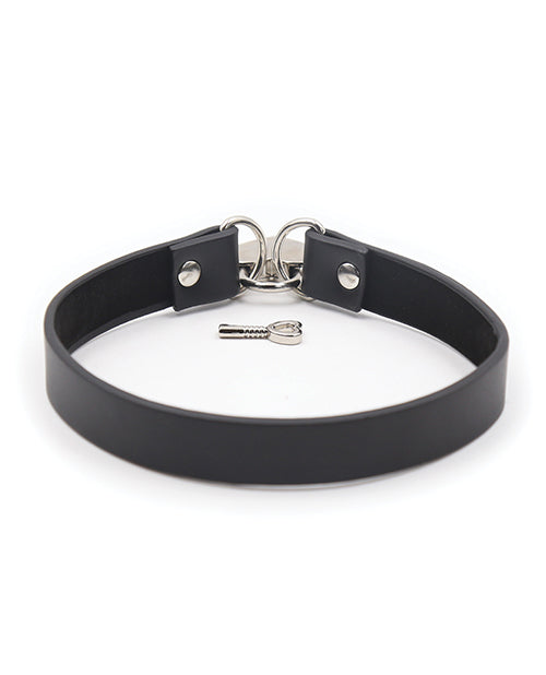 plesur-pvc-collar-wheart-lock-black image