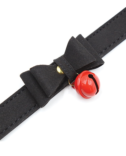 plesur-cat-bell-bow-tie-collar-black image