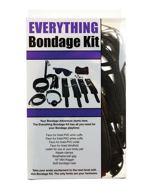 plesur-everything-bondage-12-piece-kit-black image