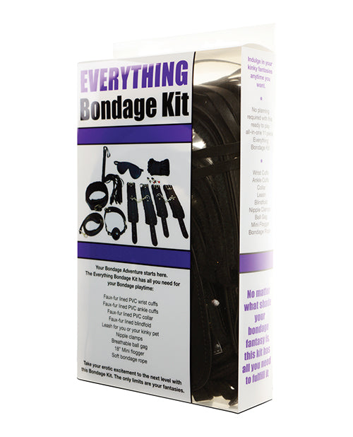 plesur-everything-bondage-12-piece-kit-black image