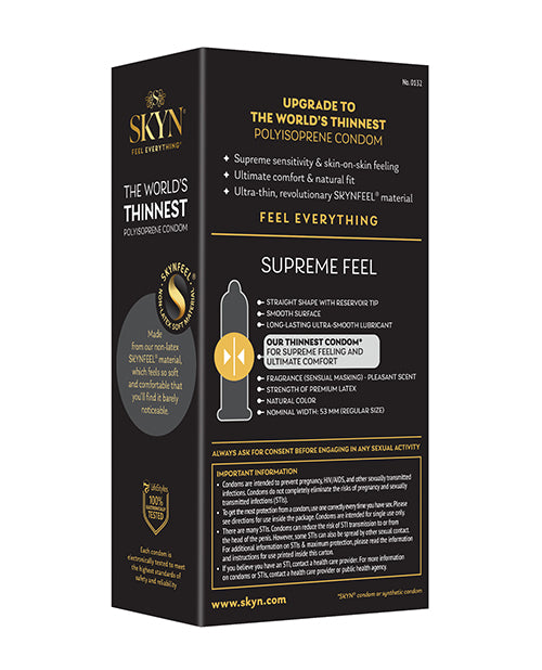 lifestyles-skyn-supreme-feel-condoms-pack-of-10 image