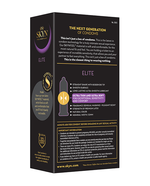 lifestyles-skyn-elite-ultra-thin-condoms-pack-of-12 image