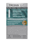 trojan-raw-pure-feel-non-latex-condoms-pack-of-10 image