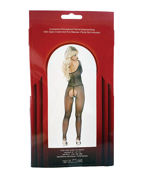 rhinestone-fishnet-full-sleeved-bodystocking-black-os image