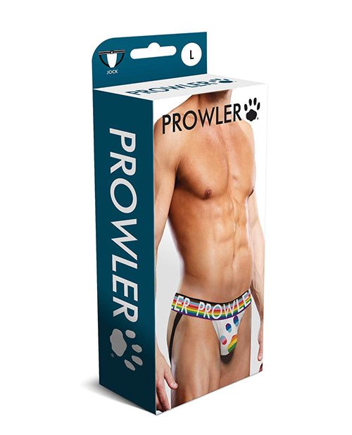 Prowler Oversized Paw Jock Strap - White/Multi LG