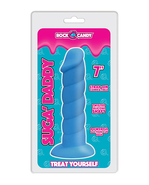 rock-candy-suga-daddy-7-silicone-dildo-blue image