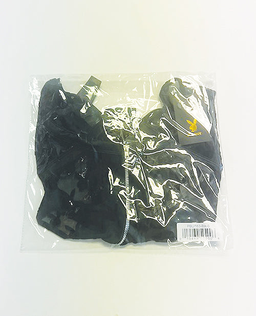 Playboy Bunny Charm Teddy - Black LG