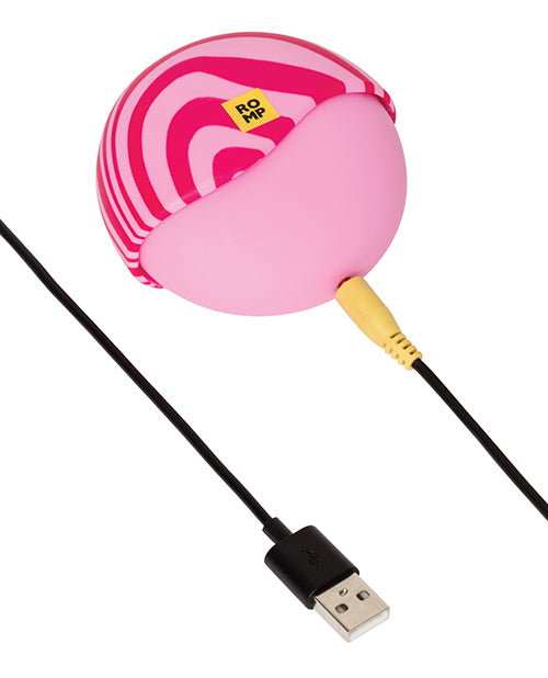 ROMP SPIN Travel Rechargeable Clitoral Stimulator - Pink