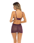 rene-rofe-sneak-peak-chemise-g-string-purple-ml image