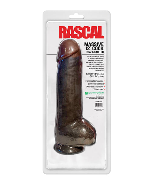 rascal-black-balled-12-cock-wballs-black image