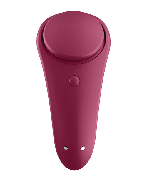 satisfyer-sexy-secret-panty-vibrator-red-wine image