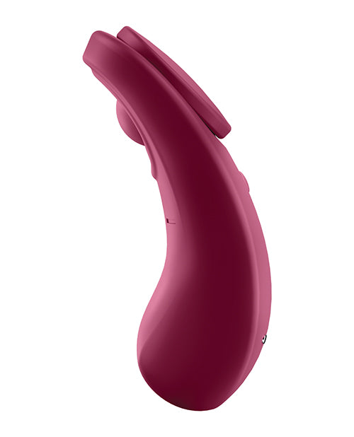 satisfyer-sexy-secret-panty-vibrator-red-wine image