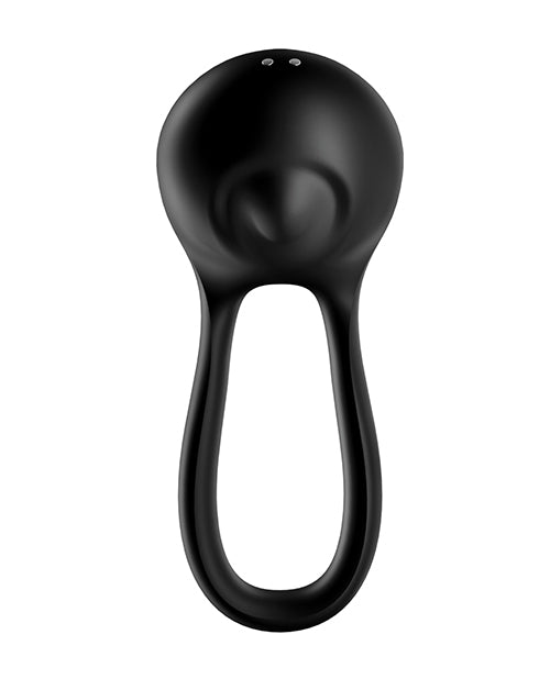 satisfyer-majestic-duo-ring-vibrator-black image