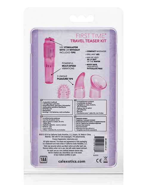 First Time Travel Teaser Kit - Pink