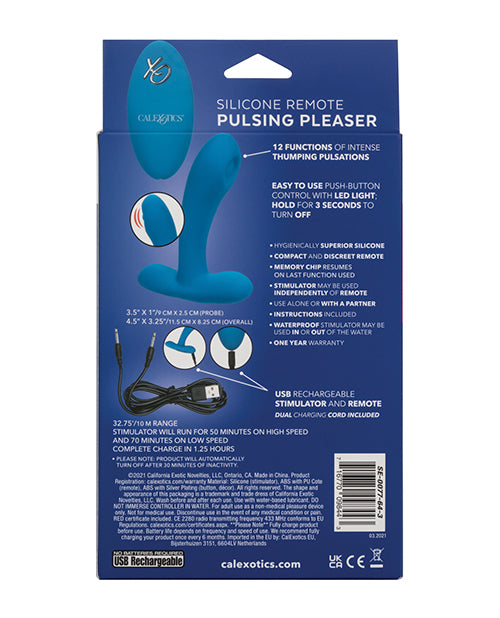silicone-pulsing-pleaser-wremote-blue image