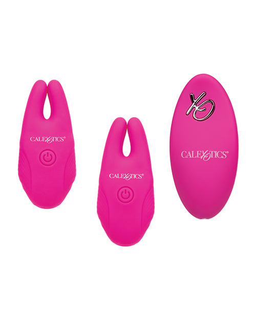 silicone-nipple-clamps-wremote-pink image