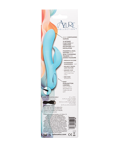 Azure Collection Bunny G Rabbit Vibrator - Blue