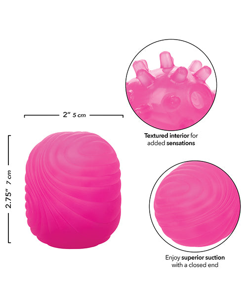 Pop Sock! Textured Masturbator - Pink