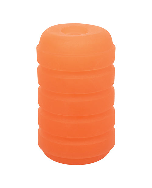 Pop Sock! Ribbed Masturbator - Orange