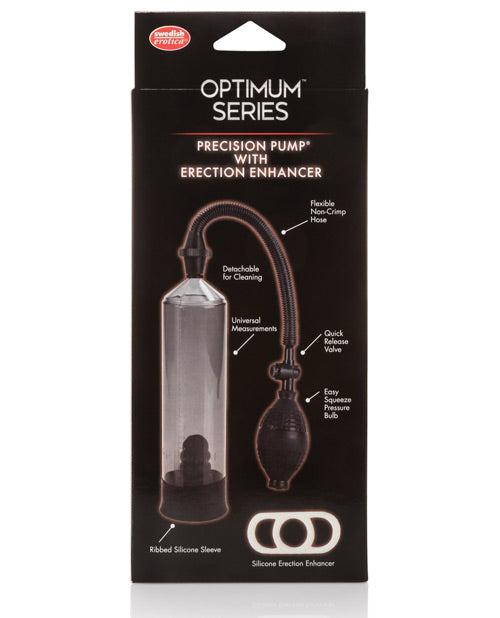 NO ETA Optimum Series Precision Pump With Erection Enhancer - Smoke
