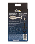 star-fucker-teardrop-gem-plug-wsilicone-enhancer-black image
