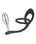 star-fucker-teardrop-gem-plug-wsilicone-enhancer-black image